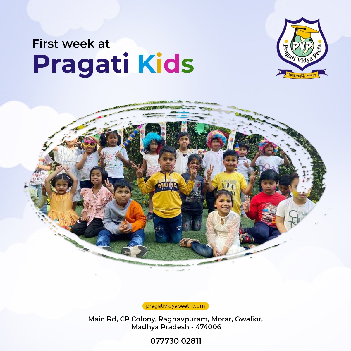 First Week at Pragati Kids...