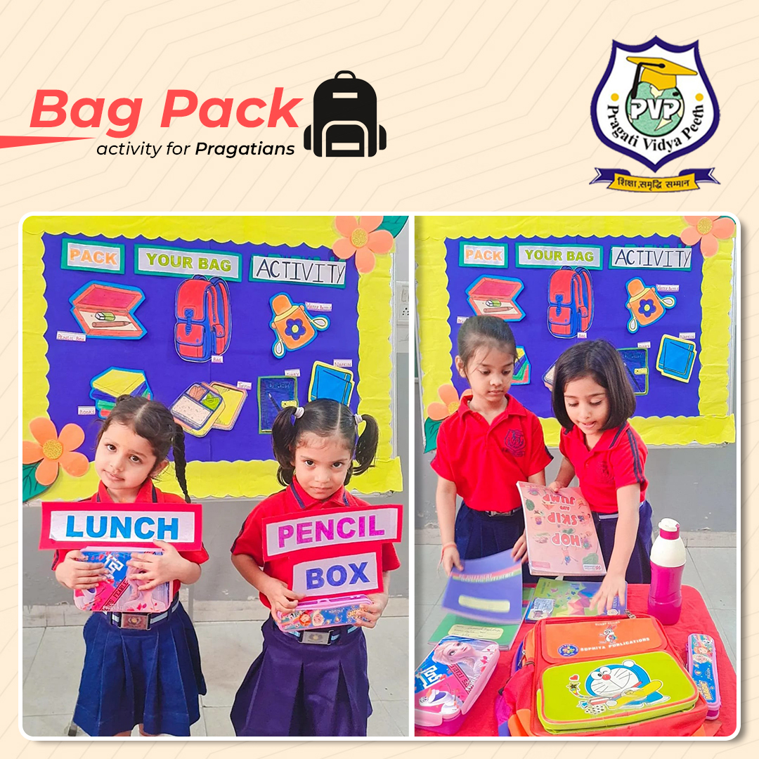 Bag Pack activity for Pragatians