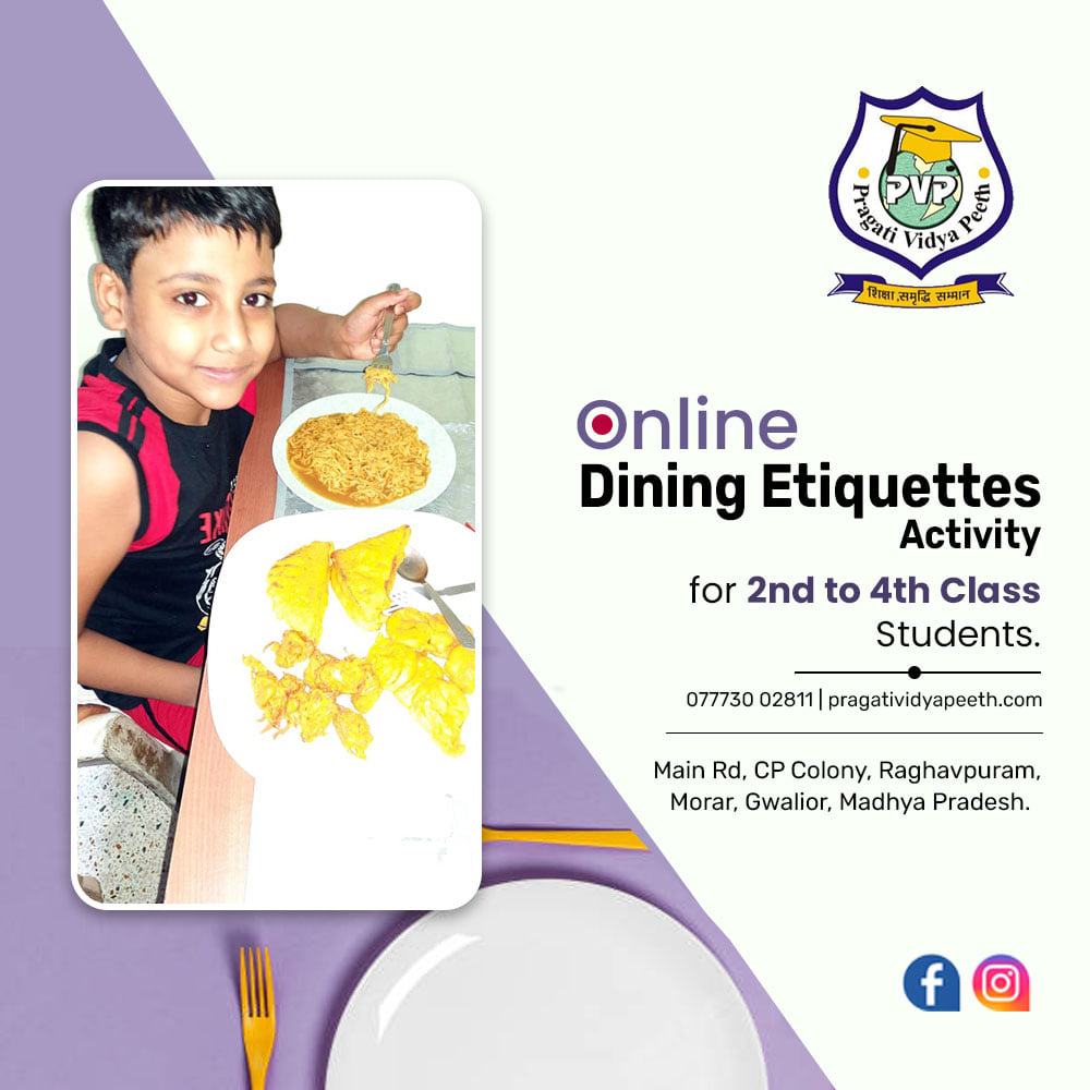 Online Activity Based on Dinning Etiquettes