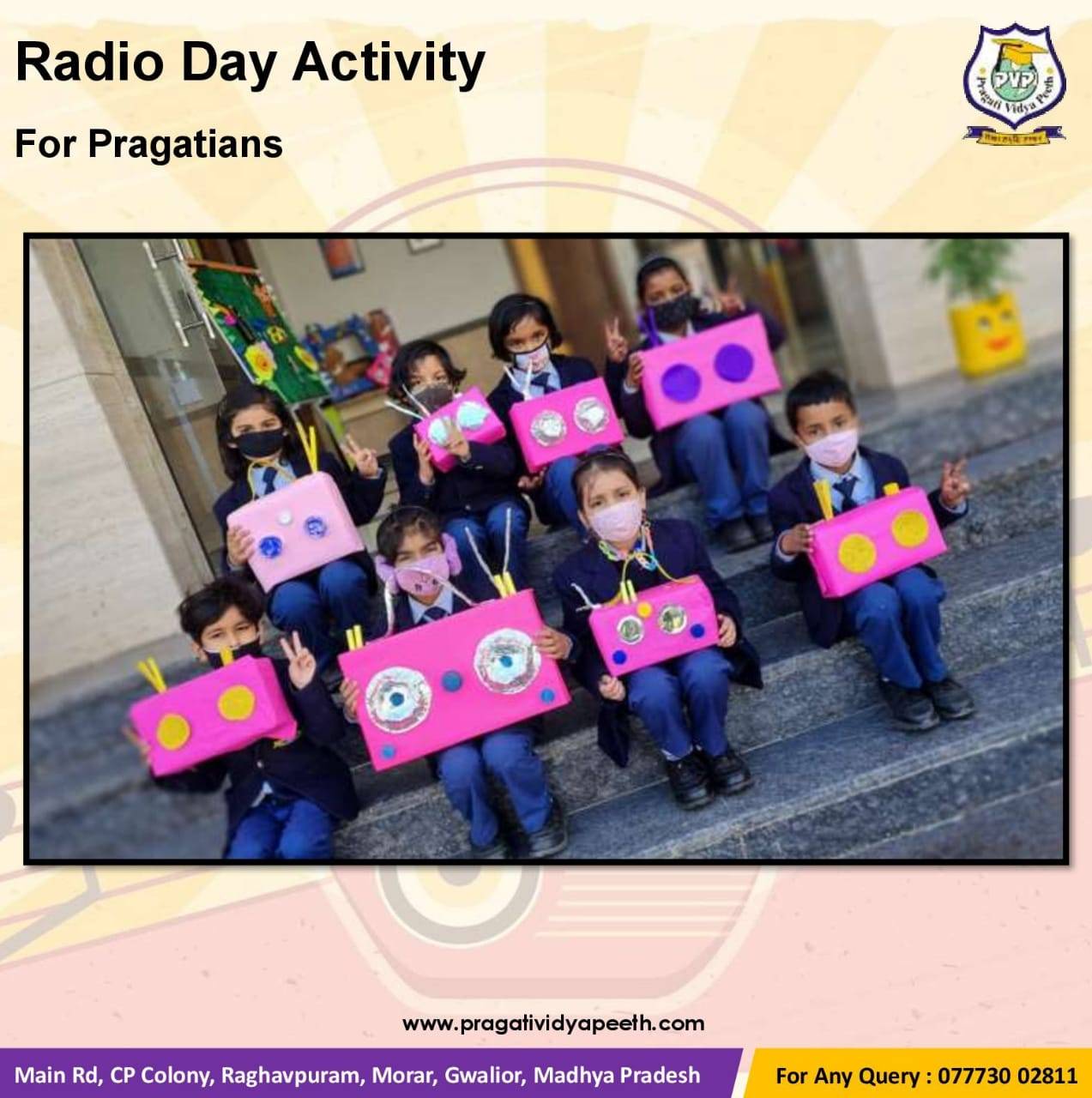 Radio Day Activity for Pragatians