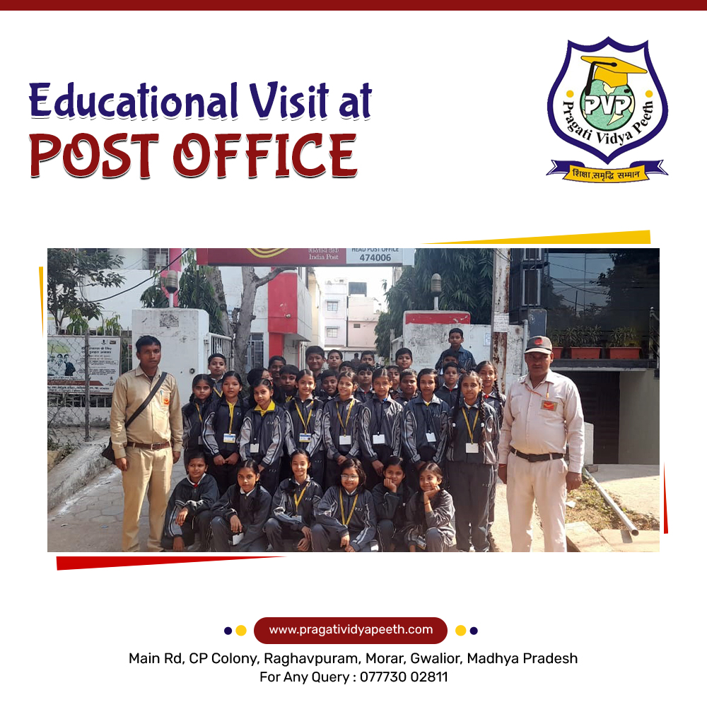 EDUCATIONAL VISIT AT POST OFFICE