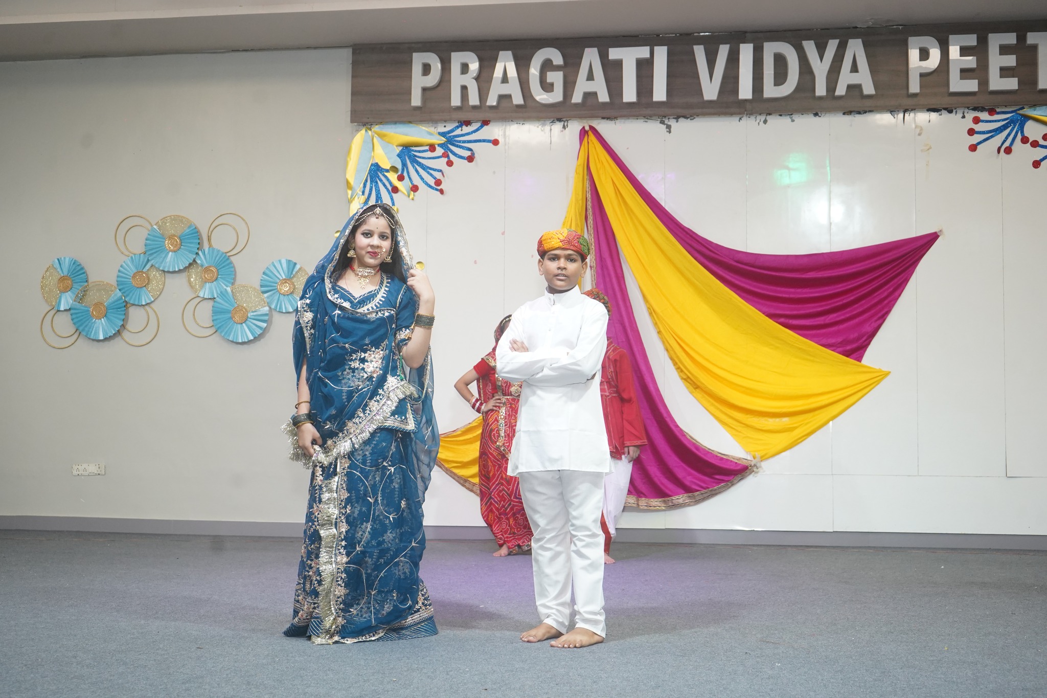 Our Class 6th and 7th students celebrated Handloom Day with a spectacular fashion show