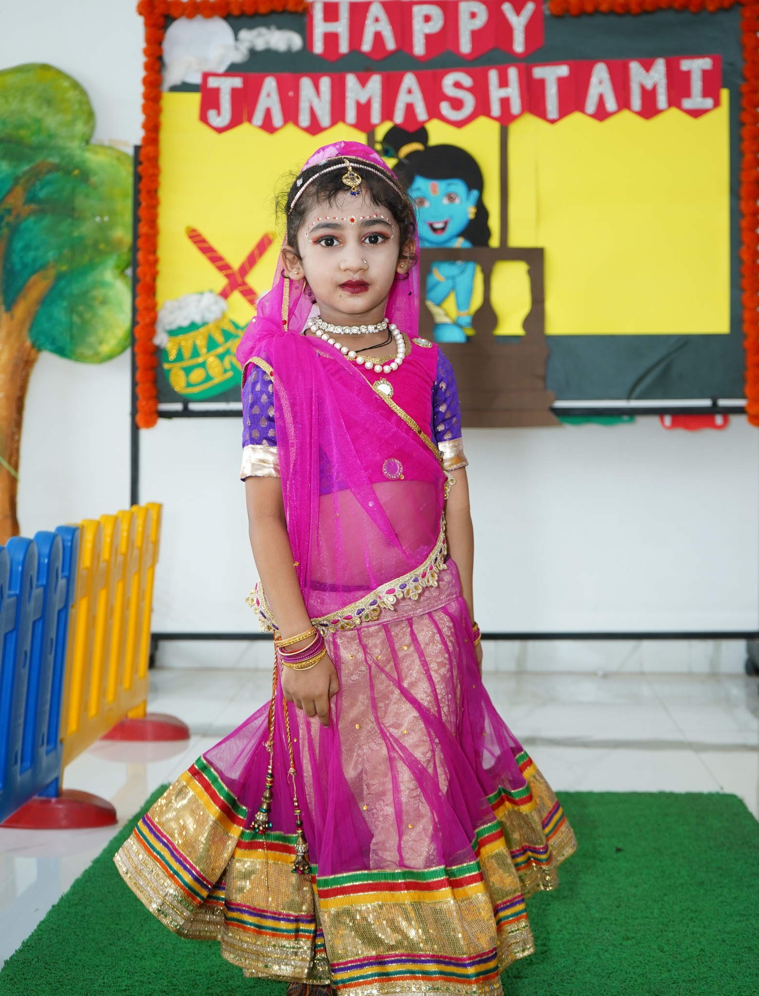 Blessed to celebrate Janmashtami with our little Pragatians