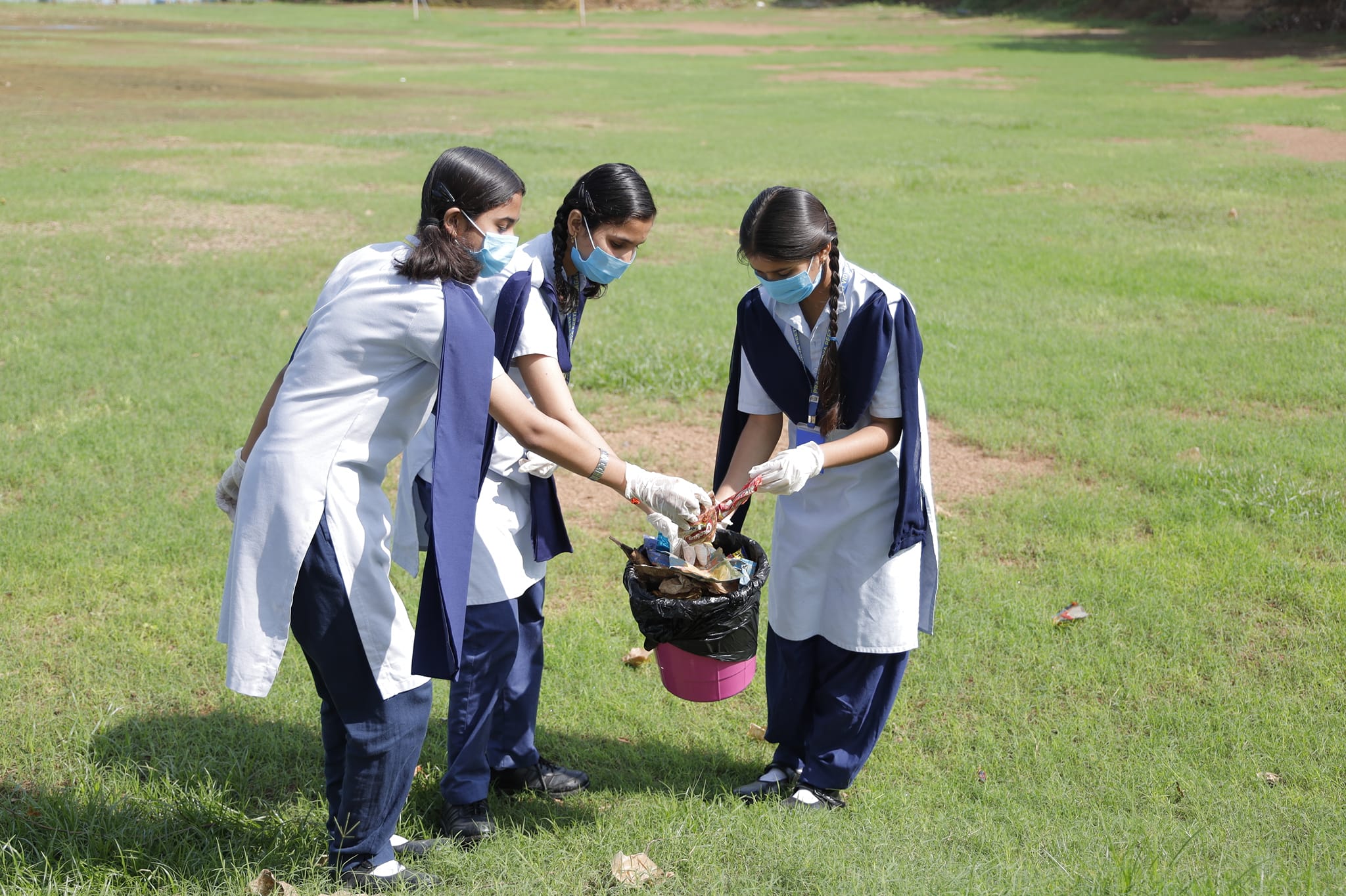 On the occasion of Cleanliness Day, various activities were organized at pragati Vidya peeth