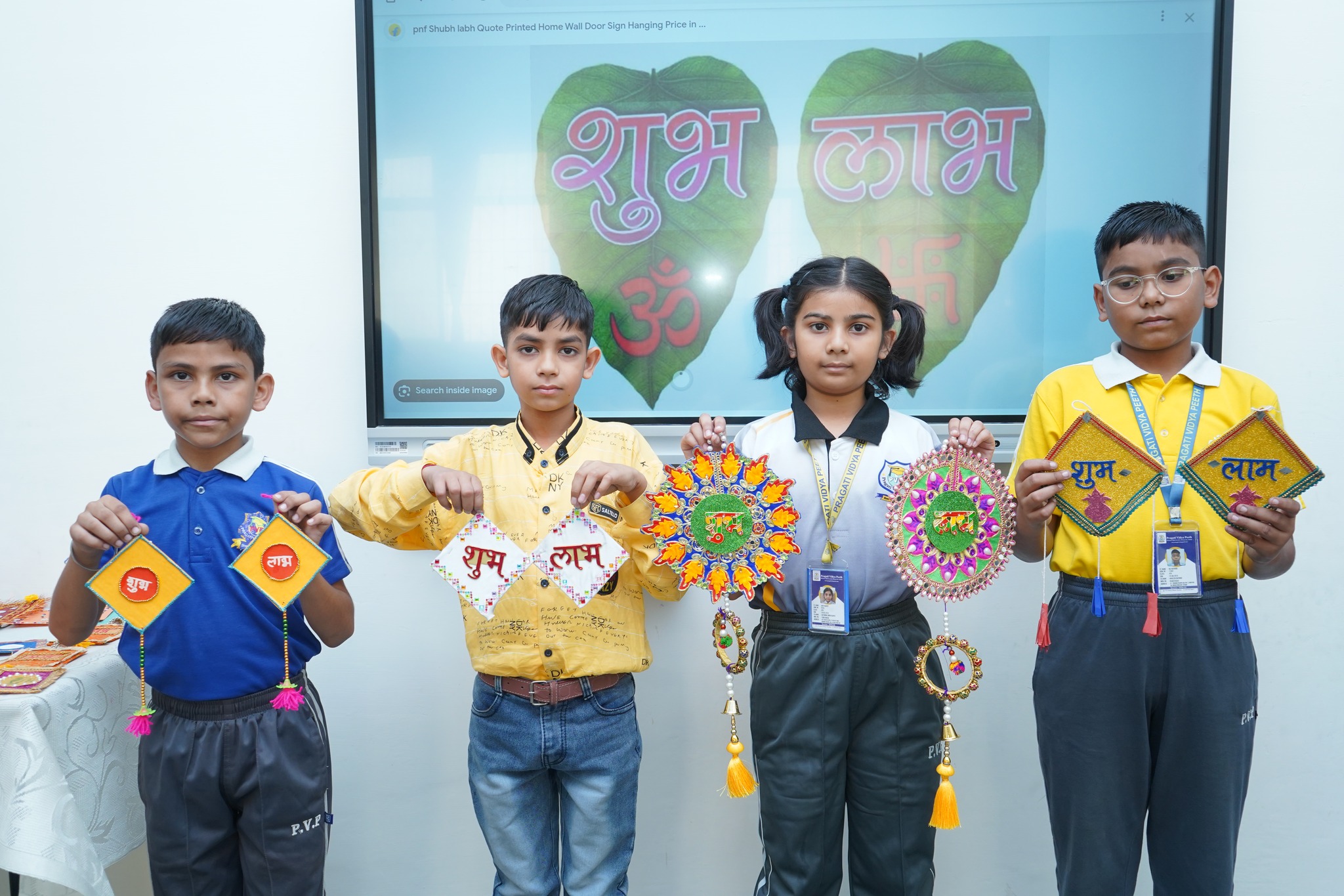 Our talented Pragatians poured their creativity into the SHUBH LABH MAKING COMPETITION