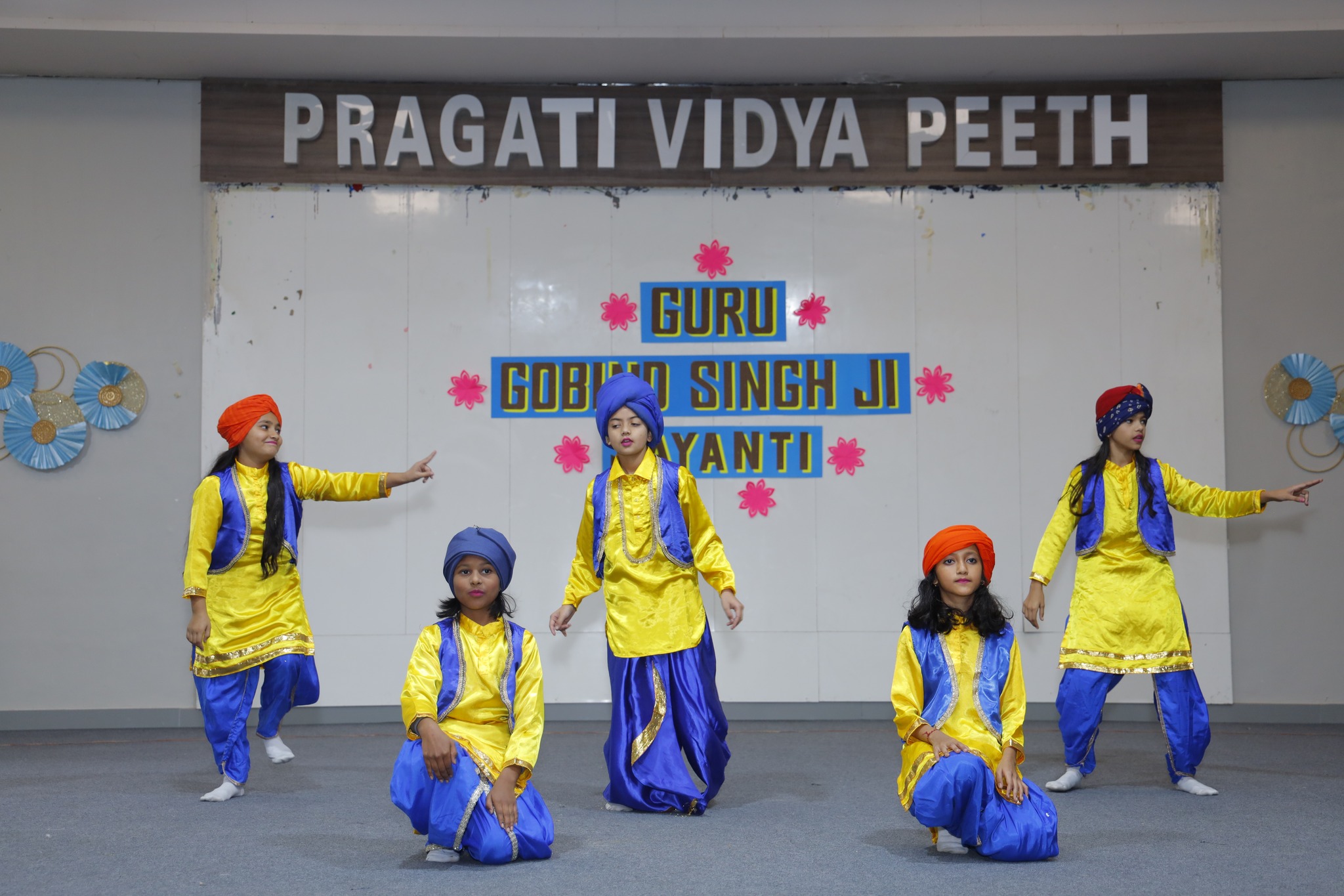 At Pragati Vidya Peeth, we celebrated Guru Gobind Singh Jayanti with great enthusiasm and devotion