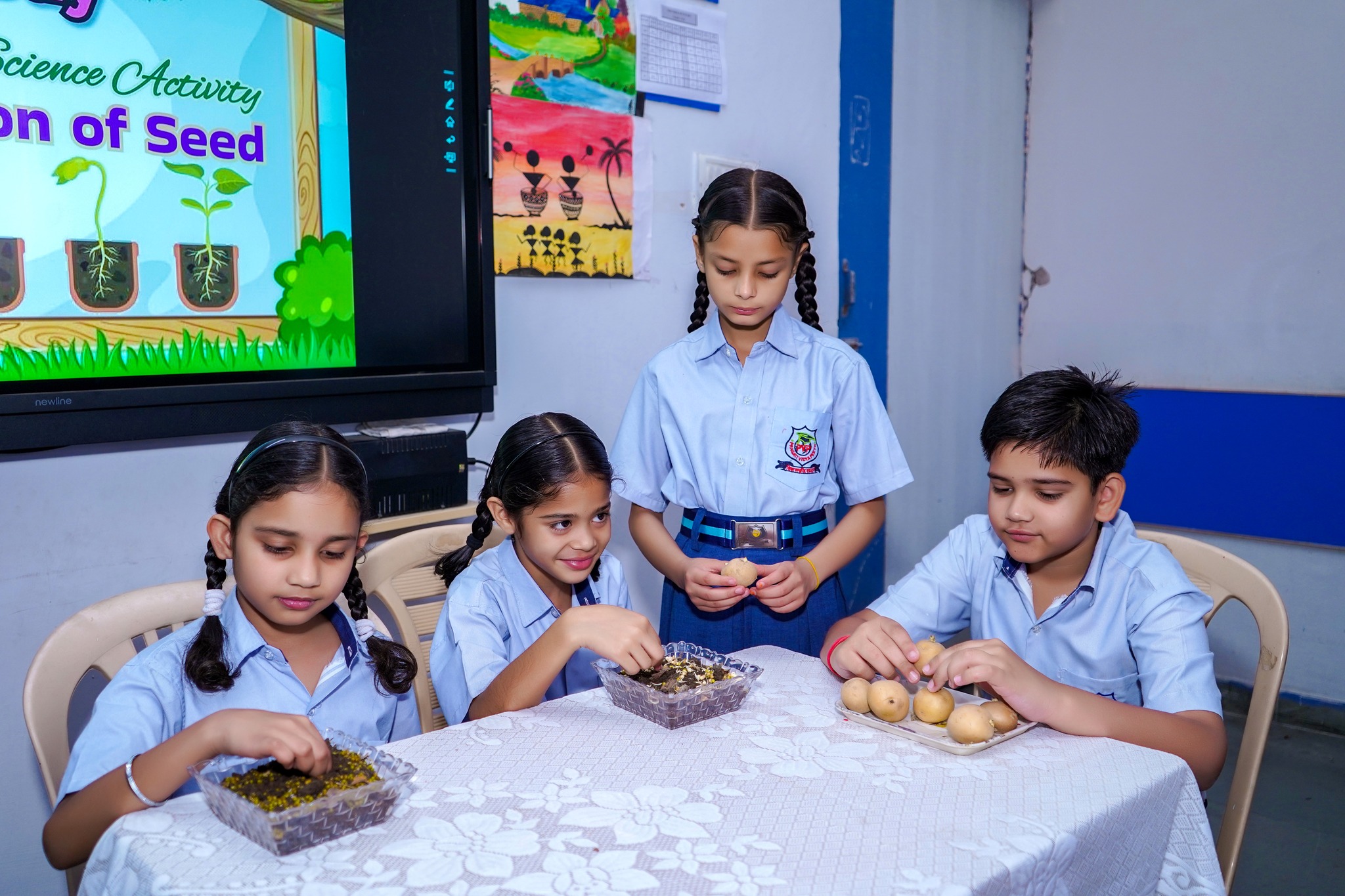 Grade 5 Pragatians at Pragati Vidya Peeth celebrated Bagless Day