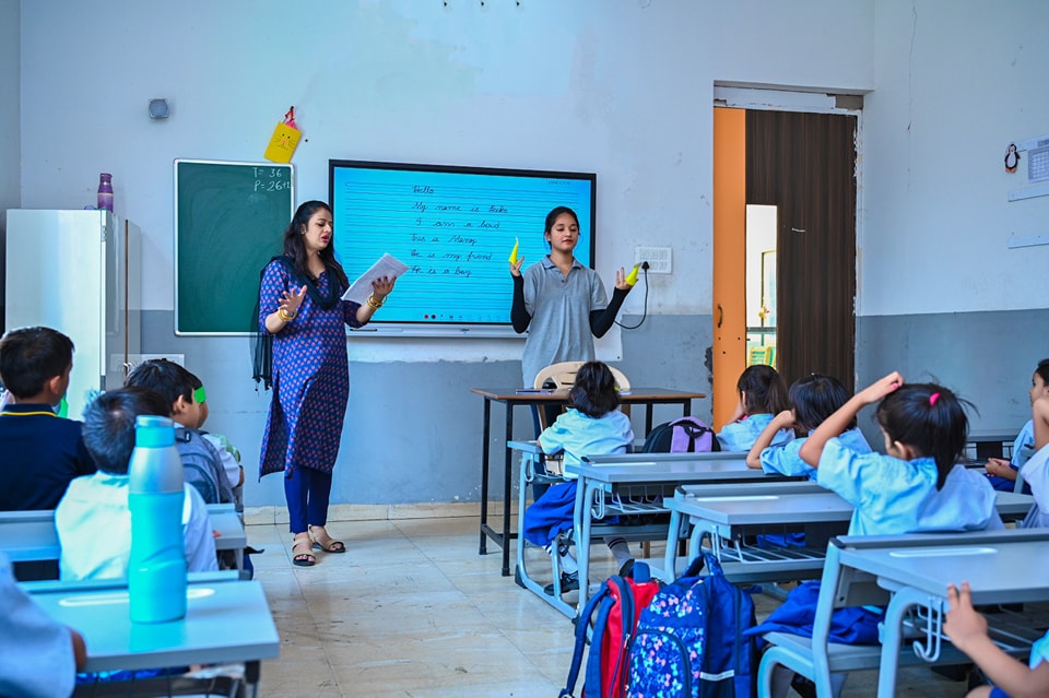 Our young learners had a delightful session filled with stories and smiles