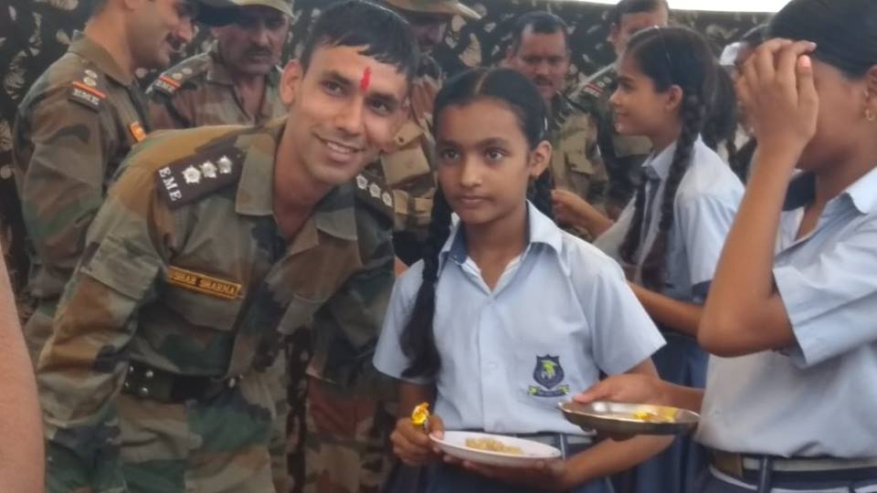 Raksha Bandhan Celebration With Soldiers
