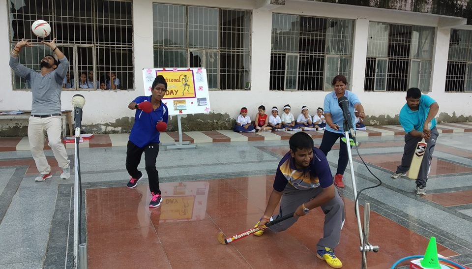 Special Assembly On Sports Day Birthday of Major Dhyan Chand