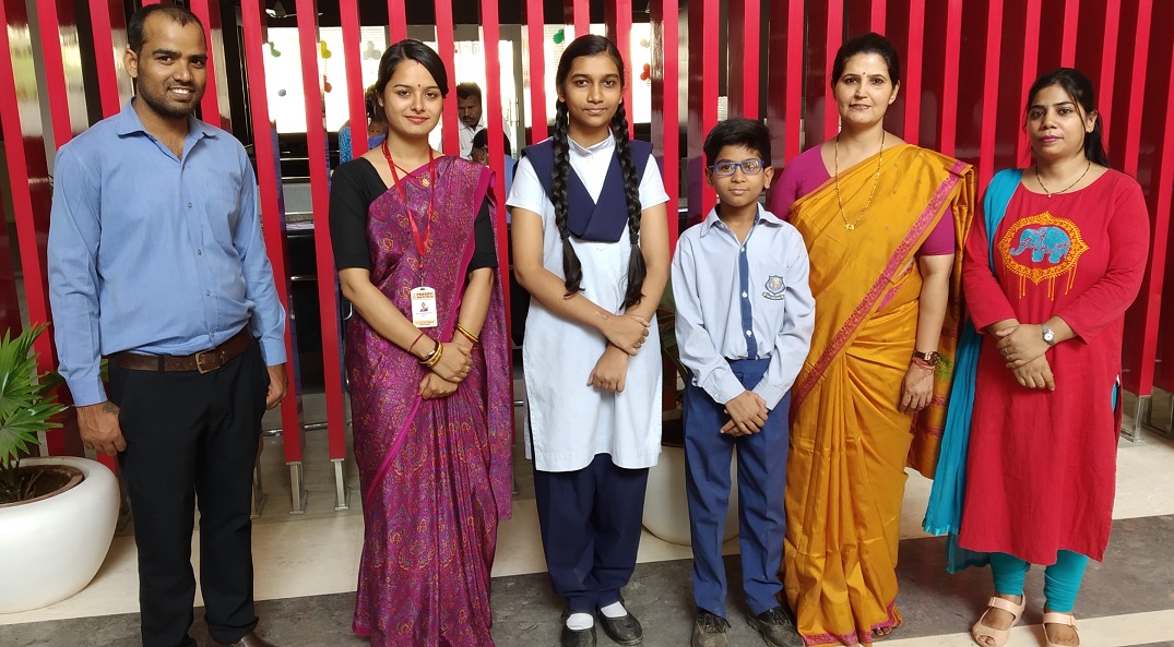 Chanchal Doijod Class 9th and Keshav Mohile Class 6th Both Students Won District Level Drawing Competition Selected For State Level