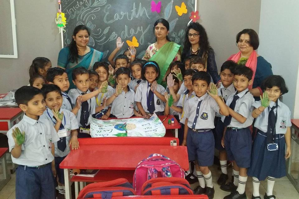 Earth Day Celebration Different activities were conducted in Pragati Kids