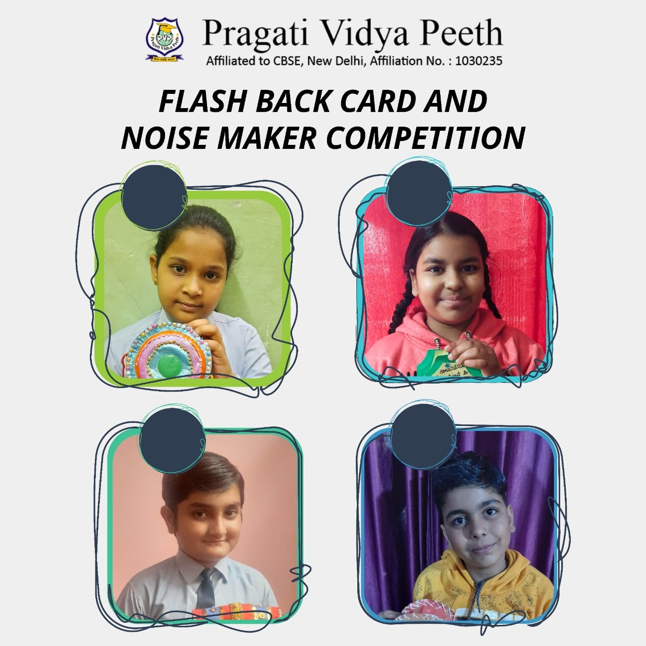 Flash Back Card Noisemaker Competition