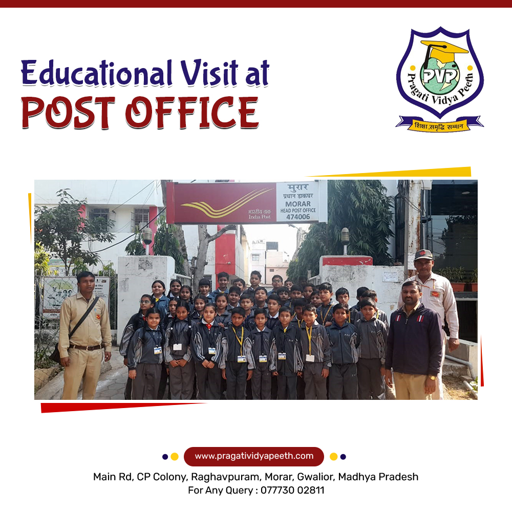 EDNUCATIONAL VISIT AT POST OFFICE