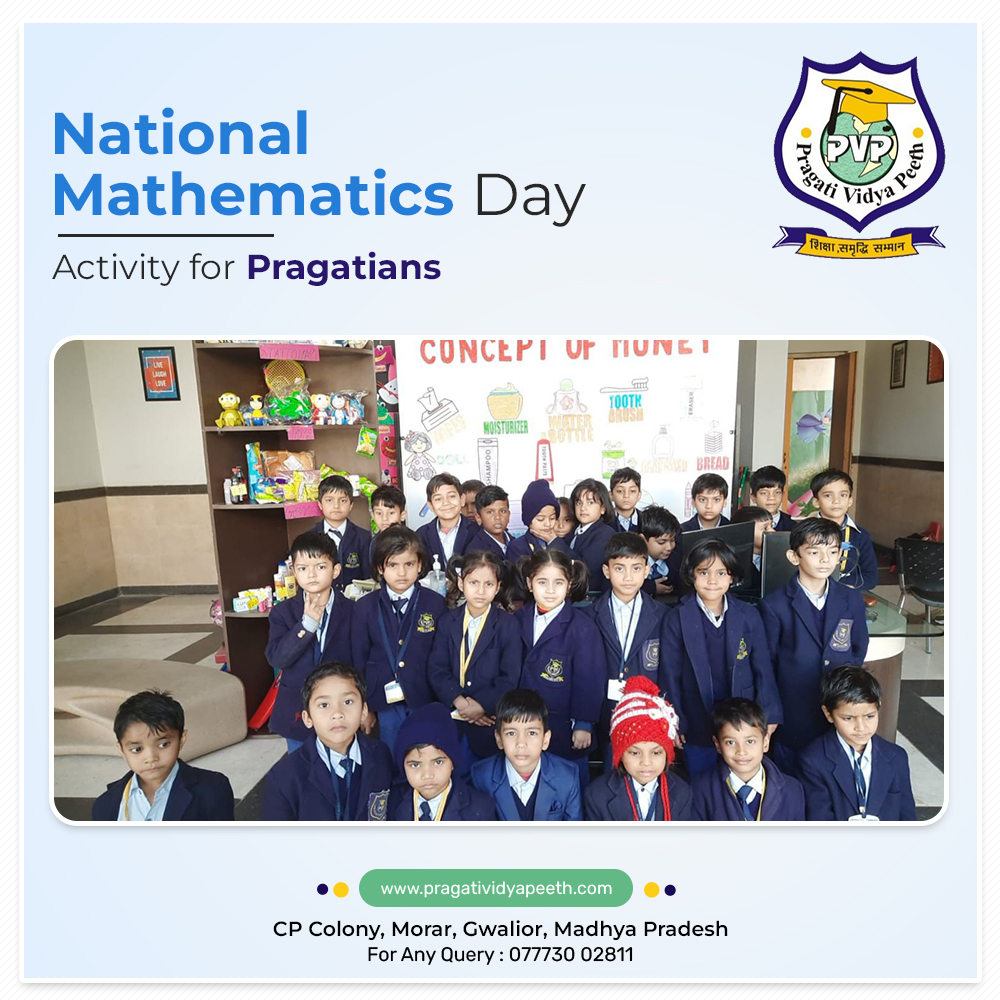 National Mathematics Day Activity for Pragatians